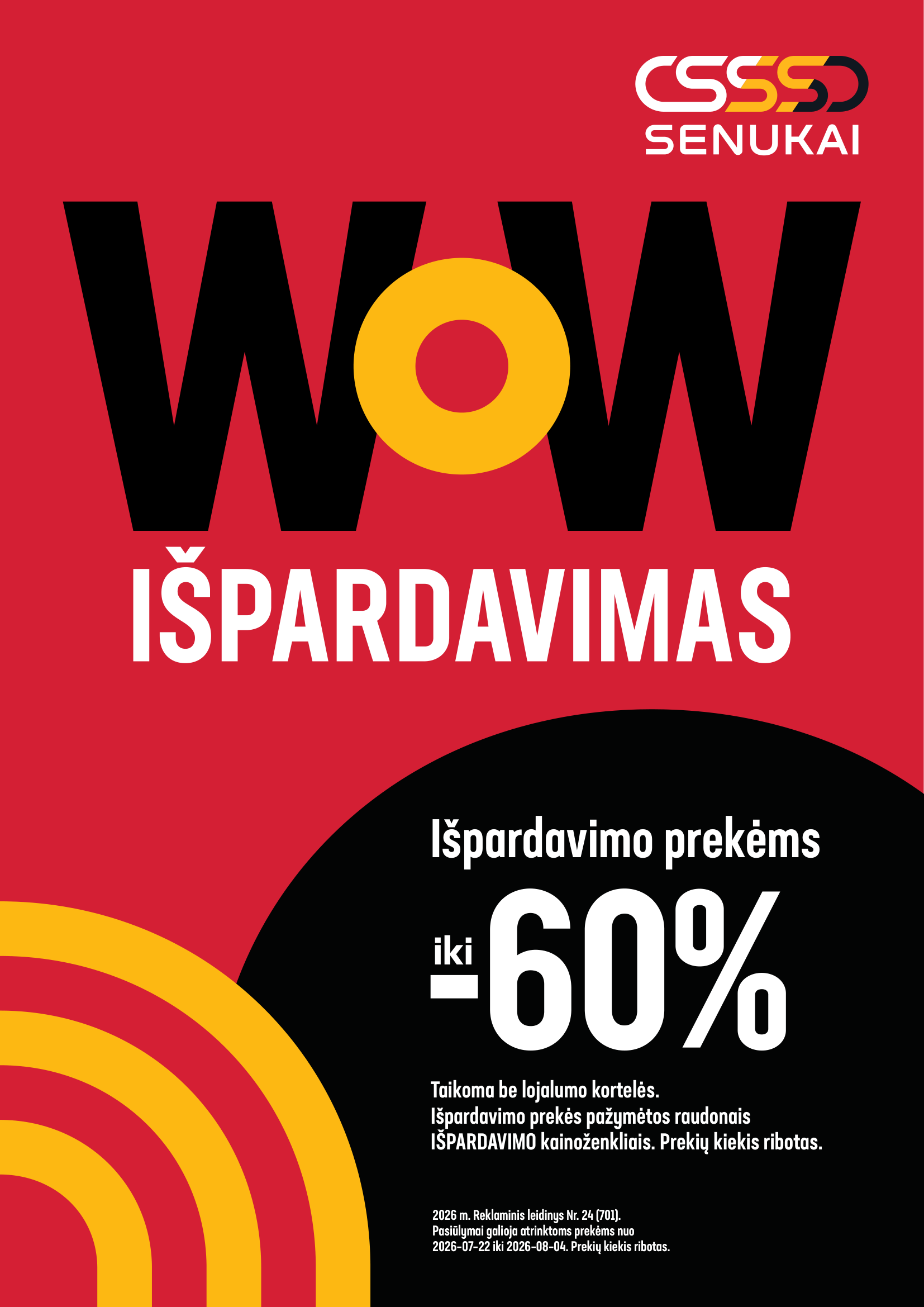 WOW IŠPARDAVIMAS – 1 puslapis